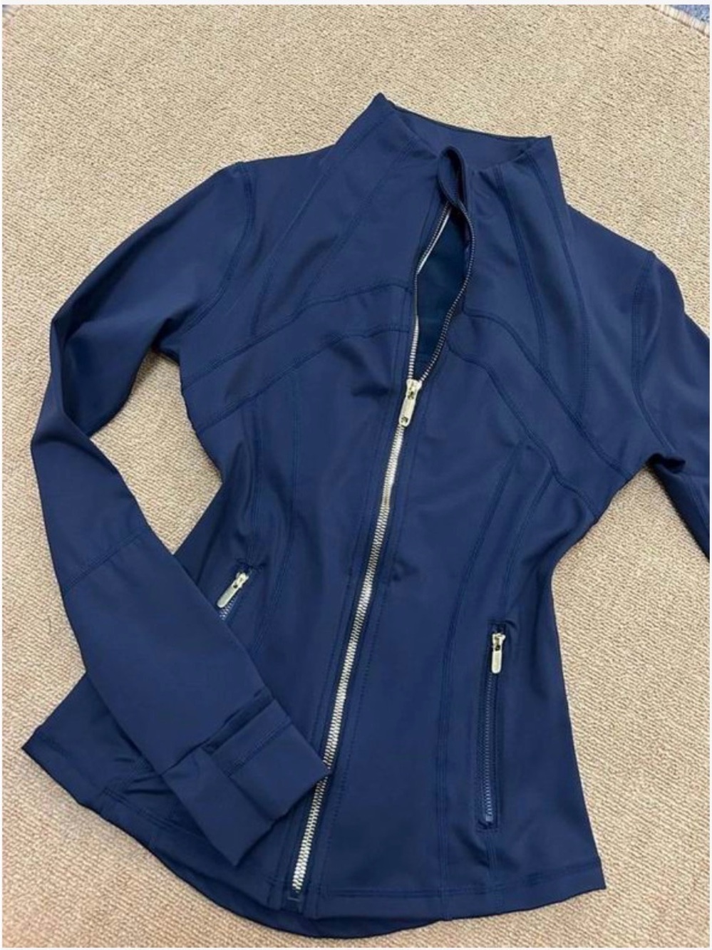 lululemon athletica Navy Full-Zip Performance Jacket
